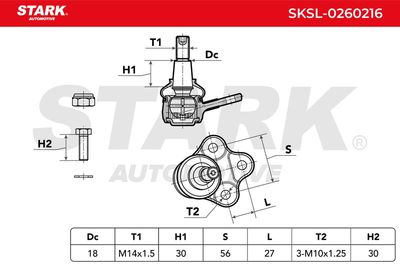 Шарнири STARK SKSL-0260216