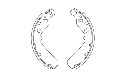 Kavo Parts Stabdžių trinkelių komplektas