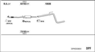 Układ wydechowy WALKER OPK033854