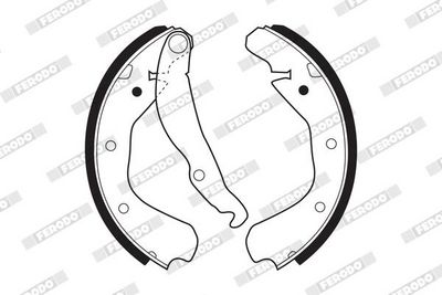 SET SABOTI FRANA FERODO FSB198 1