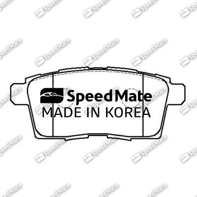 Комплект тормозных колодок, дисковый тормоз SpeedMate SM-BPJ588 для MAZDA CX-9