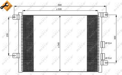 CONDENSATOR CLIMATIZARE NRF 35590 4