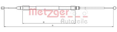 METZGER 10.4138 Трос ручного тормоза  для BMW 1 (Бмв 1)