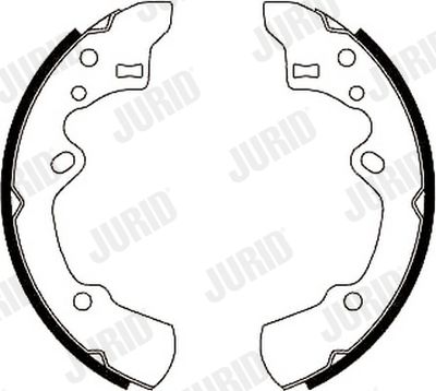Комплект тормозных колодок JURID 361436J для FORD SIERRA