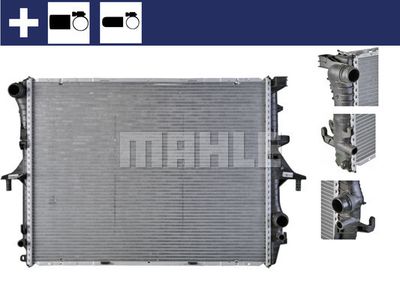 Радиатор, охлаждение двигателя MAHLE CR 568 000S для VW TOUAREG