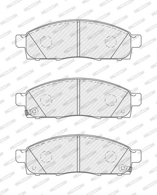 SET PLACUTE FRANA FRANA DISC FERODO FVR4415 1