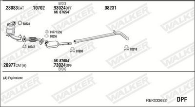 SISTEM DE ESAPAMENT WALKER REK032682