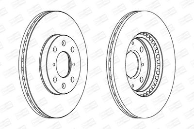 BREMSSCHEIBE CHAMPION 562456CH 1