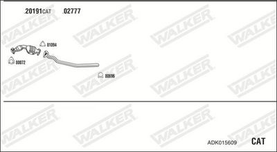 Изпускателна система WALKER ADK015609