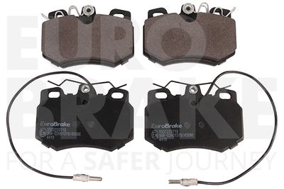 Комплект тормозных колодок, дисковый тормоз EUROBRAKE 5502223713 для DALLAS FUN