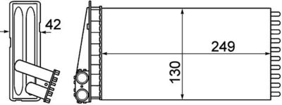 SCHIMBATOR CALDURA INCALZIRE HABITACLU MAHLE AH186000P 1