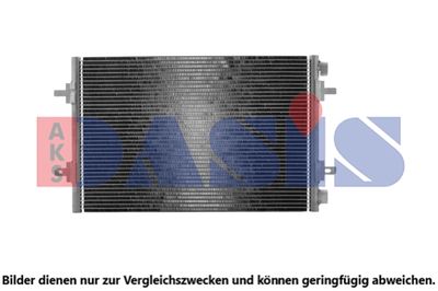 AKS DASIS 182007N Радиатор кондиционера  для RENAULT AVANTIME (Рено Авантиме)