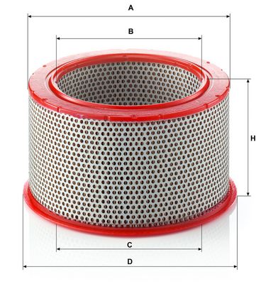 Luchtfilter 130x228x161 past: ATMOS SE 100 Lok, SE 120 Lok, SE 120.1 Lok  RENNER RS 18,5, RS 22,0  ROTORCOMP NK 100, NK 60, RC 30
