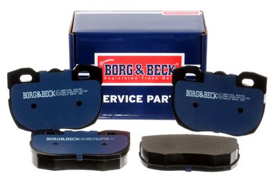 комплект спирачно феродо, дискови спирачки BORG & BECK BBP1496