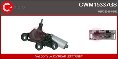 CASCO Ruitenwissermotor Genuine (CWM15337GS)