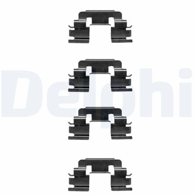 Zestaw akcesoriów, klocki hamulcowe DELPHI LX0381