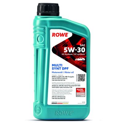ROWE - Motor. olej HIGHTEC MULTI SYNT DPF 5W30 1L