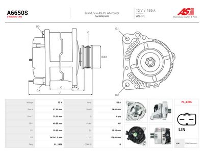 generátor AS-PL A6650S