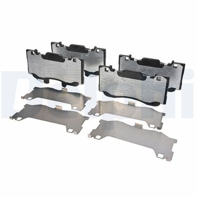 Remblokken set Voor , past: FORD USA MUSTANG 2.3/3.7/5.0 02.14-