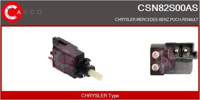 COMUTATOR LUMINI FRANA CASCO CSN82S00AS
