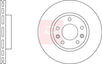 APEC Brake Disc DSK3081