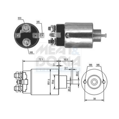 SOLENOID ELECTROMOTOR