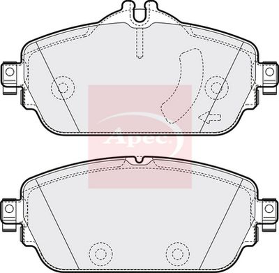 APEC Brake Pad Set, disc brake PAD2025