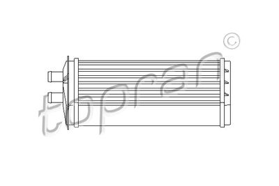 TOPRAN Kachelradiateur, interieurverwarming (110 546)