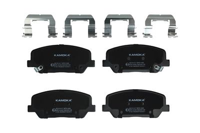 комплект спирачно феродо, дискови спирачки KAMOKA JQ101417