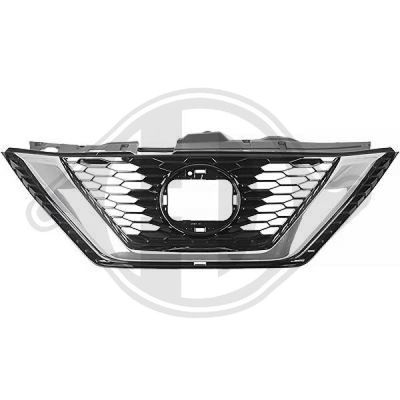 DIEDERICHS 6046942 Решетка радиатора  для NISSAN QASHQAI (Ниссан Qашqаи)