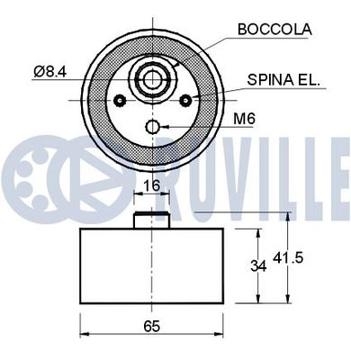 ROLA INTINZATOR CUREA DISTRIBUTIE RUVILLE 540143 1
