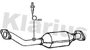 Катализатор KLARIUS 312593 для NISSAN NOTE