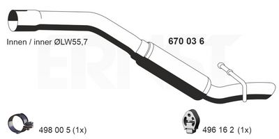 ENDSCHALLDäMPFER ERNST 670036