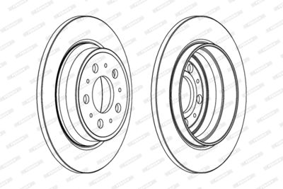 DISC FRANA FERODO DDF1079C 1