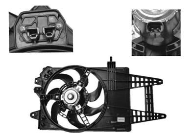VAN WEZEL 1622745 Вентилятор системы охлаждения двигателя  для FIAT IDEA (Фиат Идеа)