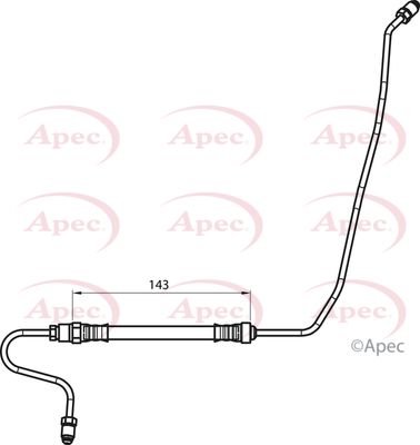 Brake Hose APEC HOS4148