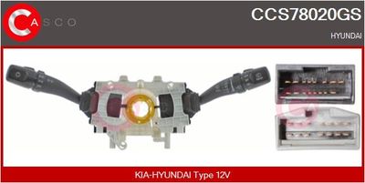 COMUTATOR COLOANA DIRECTIE CASCO CCS78020GS