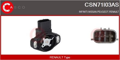 SENZOR POZITIE CLAPETA ACCELERATIE