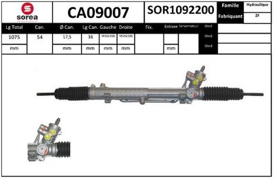 LENKGETRIEBE SNRA CA09007