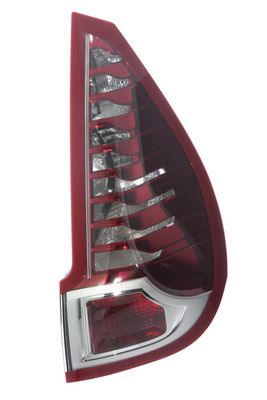 Achterlicht Rechts (extern, P21/5W/P21W, kleur van het glas red) past: RENAULT GRAND SCENIC III Ph I, SCENIC III Ph I 5D 02.09-01.12
