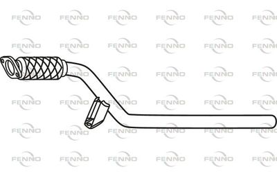 Rura wydechowa FENNO P49047