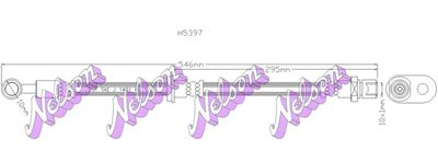 KAWE H5397 Тормозной шланг  для SUBARU SVX (Субару Свx)