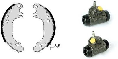Комплект тормозных колодок BREMBO H 68 026 для RENAULT 11