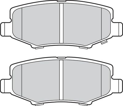 BREMSBELAGSATZ SCHEIBENBREMSE VALEO 302814 1