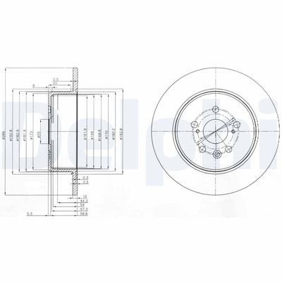 DISC FRANA DELPHI BG3777