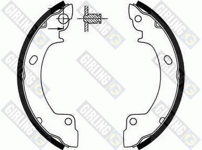 Комплект тормозных колодок GIRLING 5185523 для HYUNDAI S COUPE