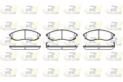 Комплект тормозных колодок, дисковый тормоз ROADHOUSE 2598.02 для NISSAN CEFIRO