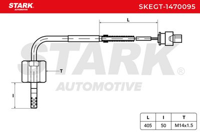 датчик, температура на изгорелите газове STARK SKEGT-1470095