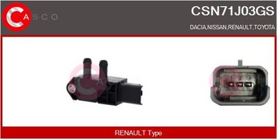 SENZOR PRESIUNE GAZE EVACUARE