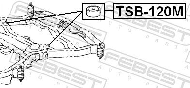 SPATIU DEPOZITARE FEBEST TSB120M 1